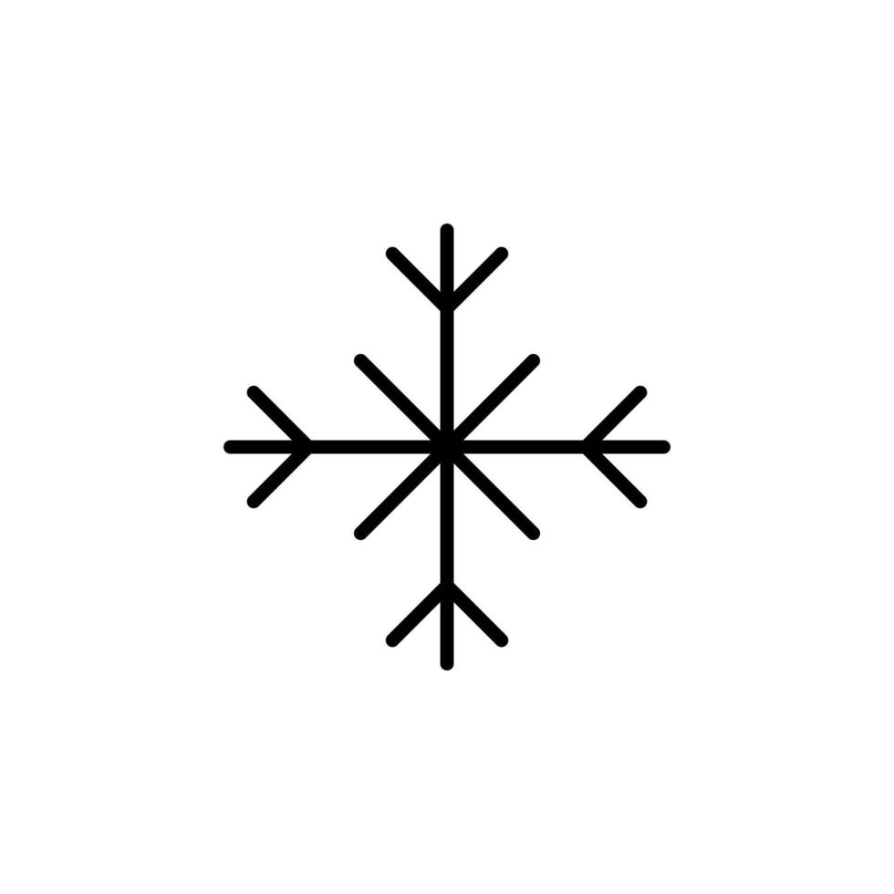 winter, sneeuwval, sneeuw, sneeuwvlok lijn pictogram, vector, illustratie, logo sjabloon. geschikt voor vele doeleinden. vector