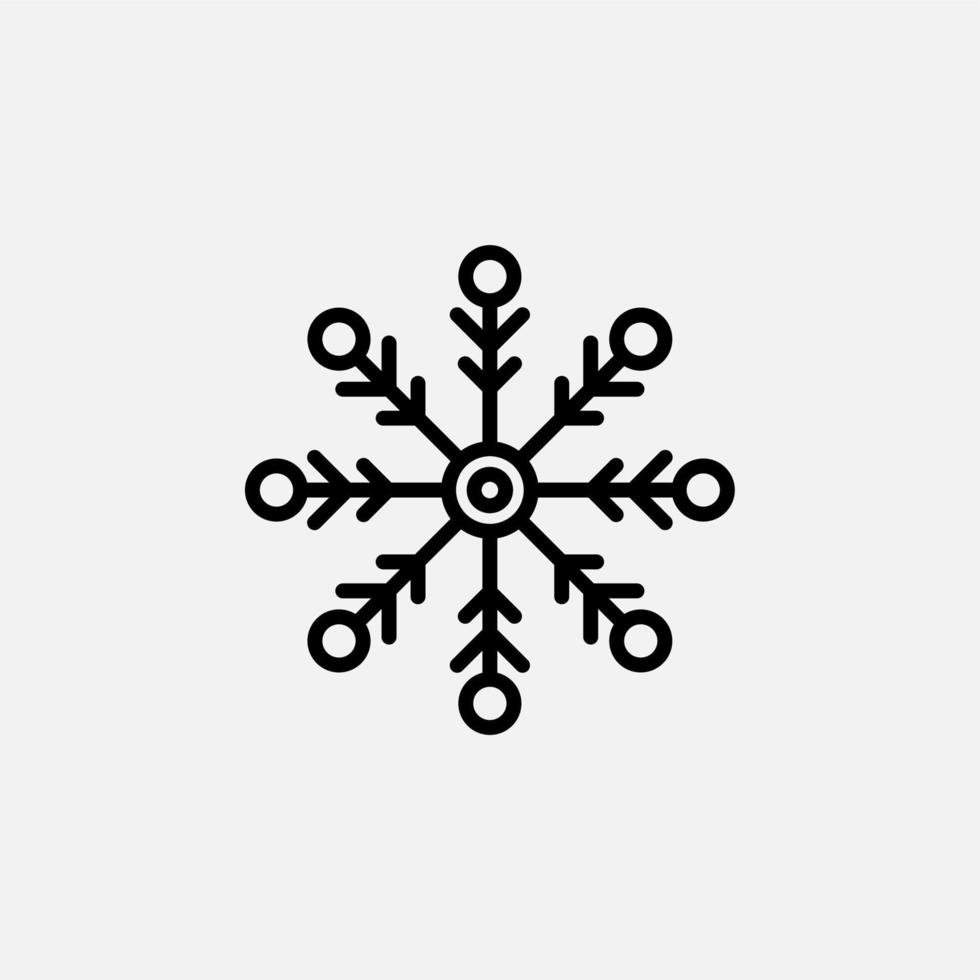 winter, sneeuwval, sneeuw, sneeuwvlok lijn pictogram, vector, illustratie, logo sjabloon. geschikt voor vele doeleinden. vector