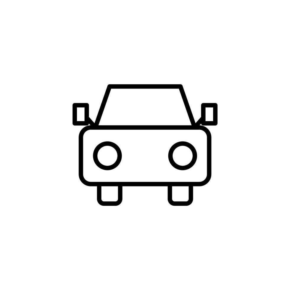 taxi, reizen, vervoer lijn pictogram, vector, illustratie, logo sjabloon. geschikt voor vele doeleinden. vector