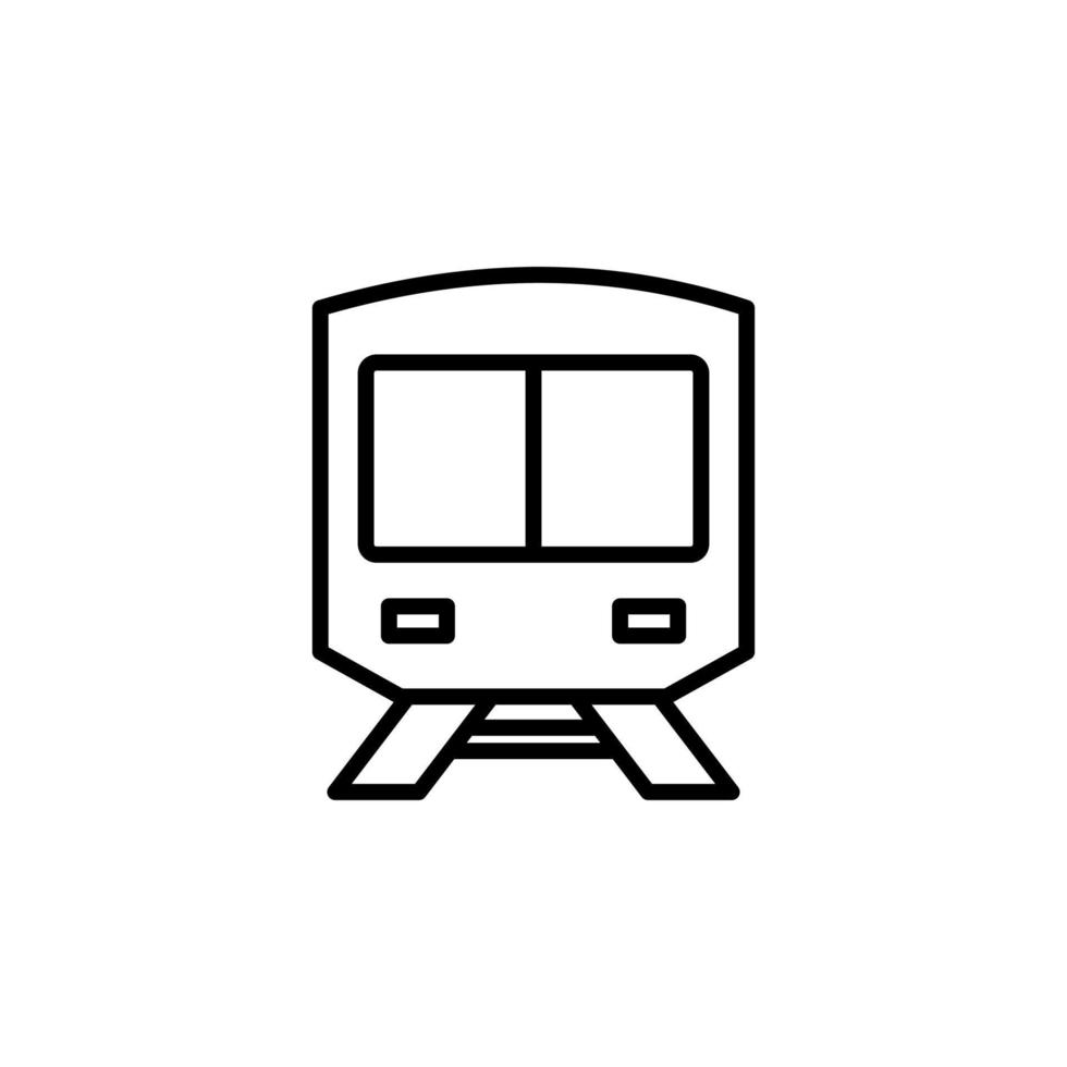 trein, locomotief, vervoer lijn pictogram, vector, illustratie, logo sjabloon. geschikt voor vele doeleinden. vector