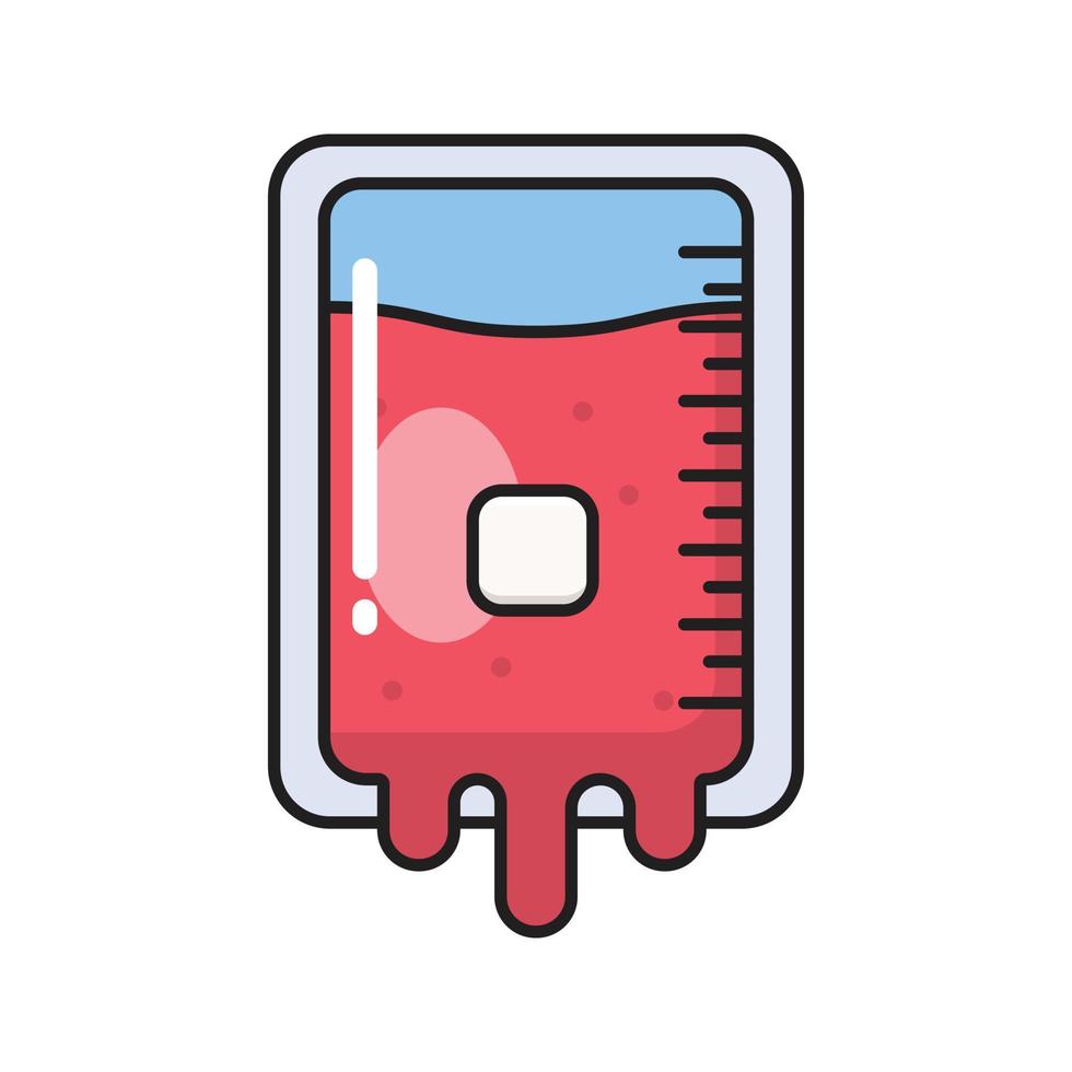 bloed vectorillustratie op een transparante achtergrond. premium kwaliteit symbolen. vector lijn egale kleur pictogram voor concept en grafisch ontwerp.