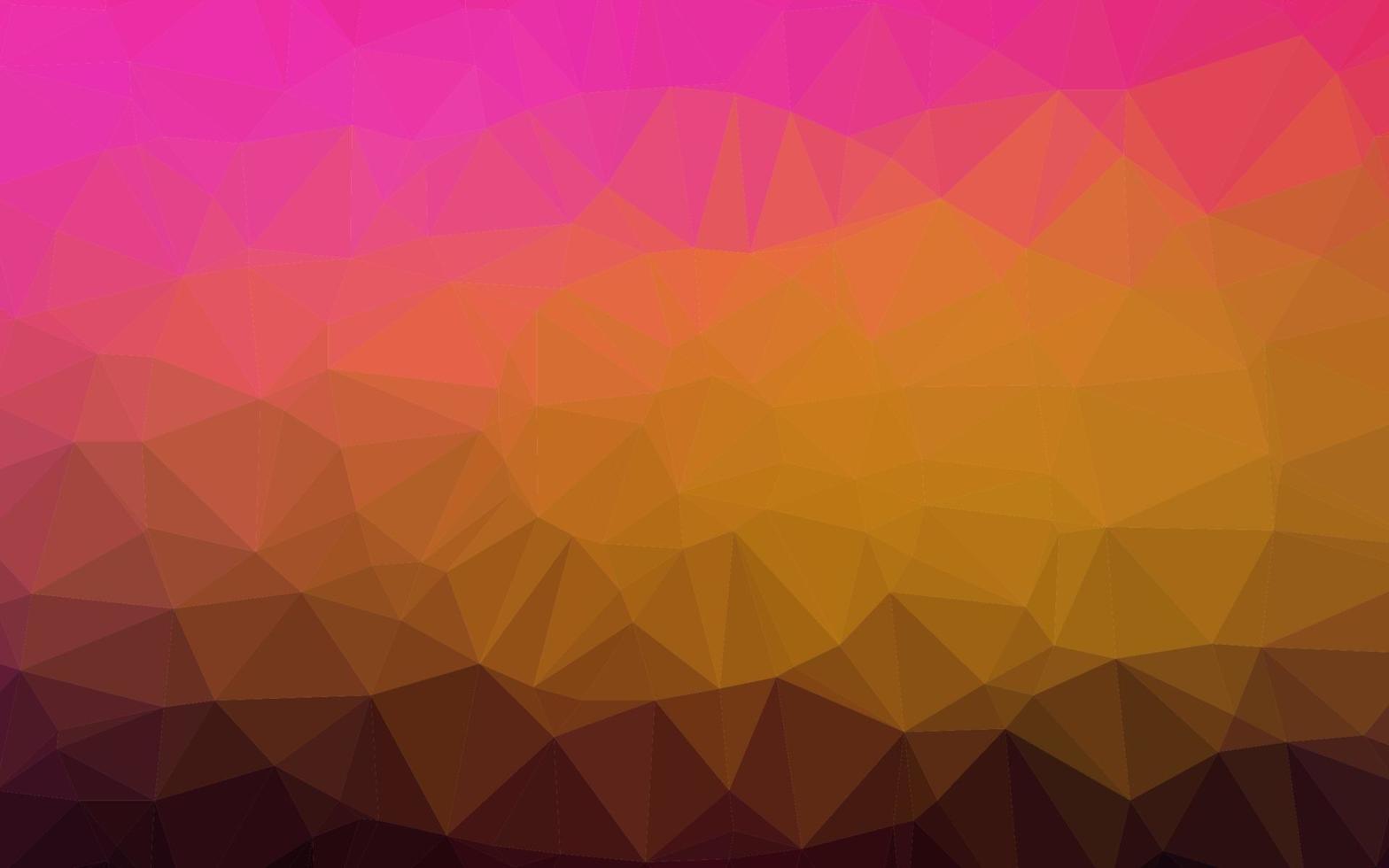 donker roze, gele vector abstracte mozaïek achtergrond.