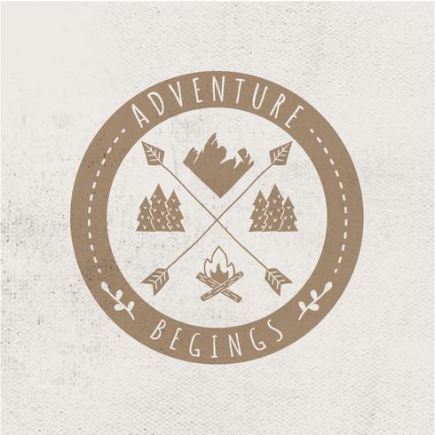 Outdoor Adventure-logo vector