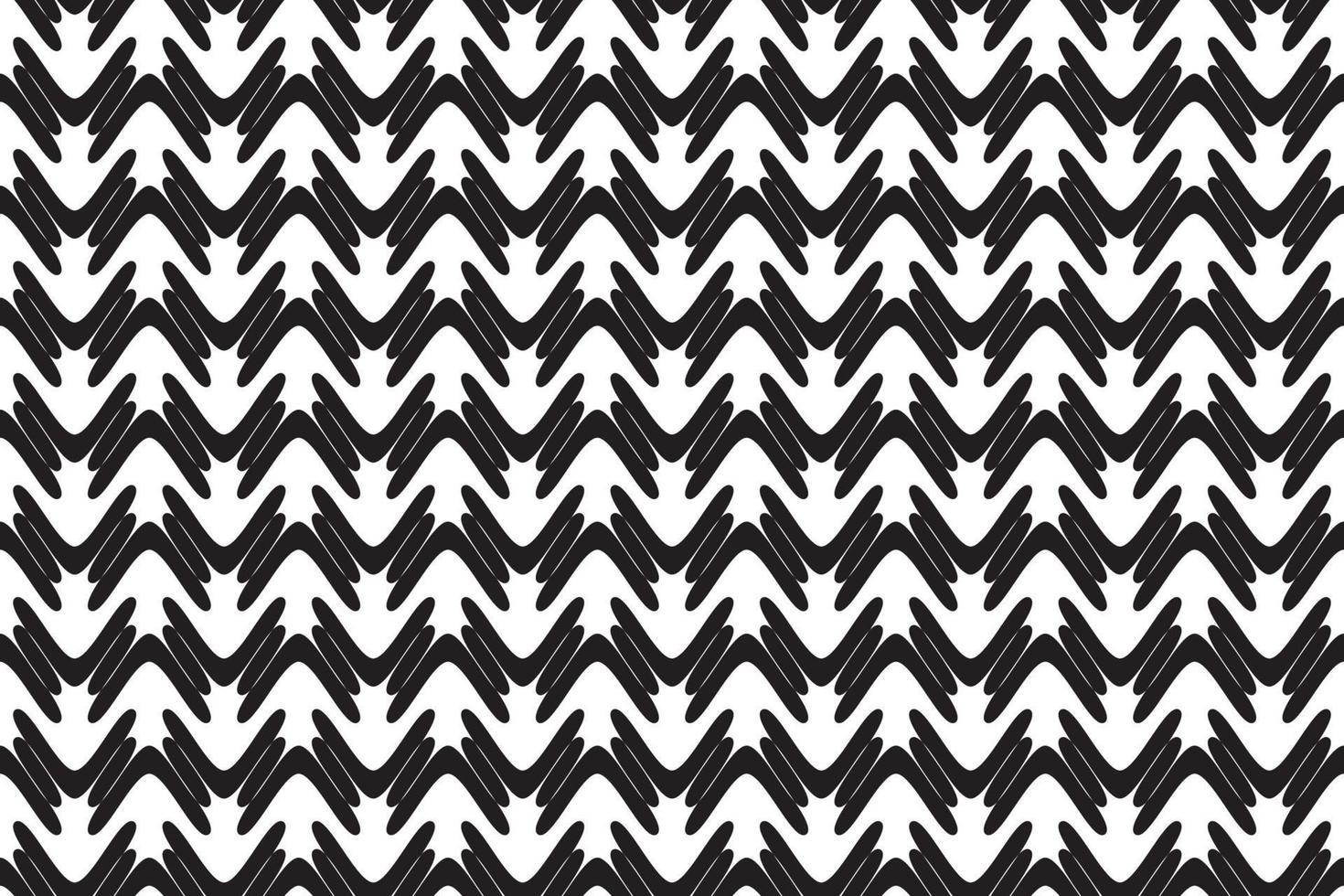 naadloze patroon met zwarte en witte kleur achtergrond, geometrisch ontwerppatroon. vectorillustratie. vector