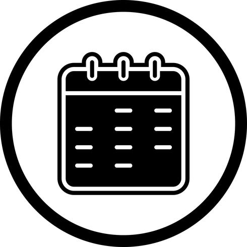 Kalender pictogram ontwerp vector