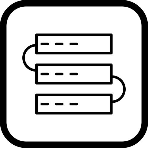 Servers pictogram ontwerp vector