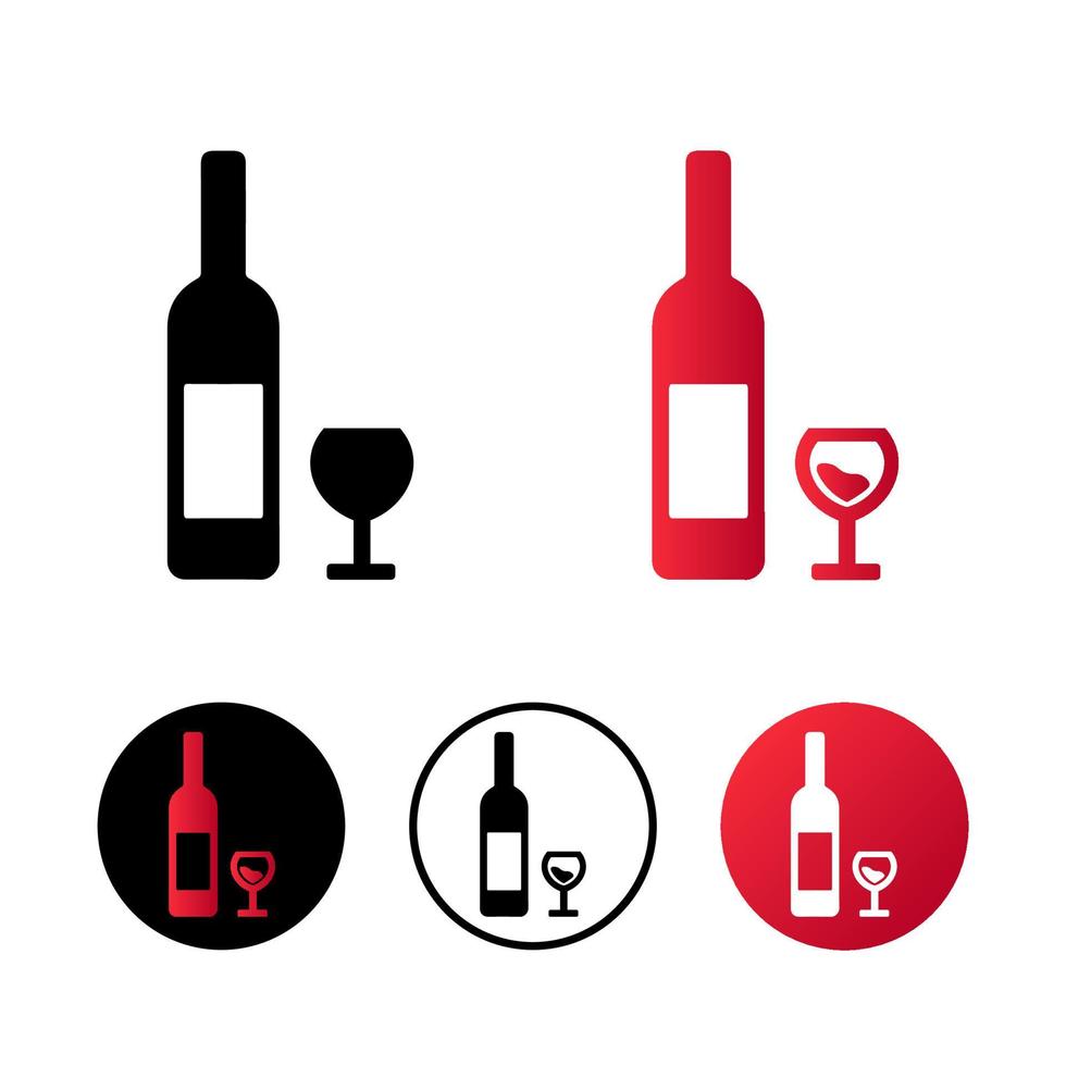 abstracte alcohol pictogram illustratie vector