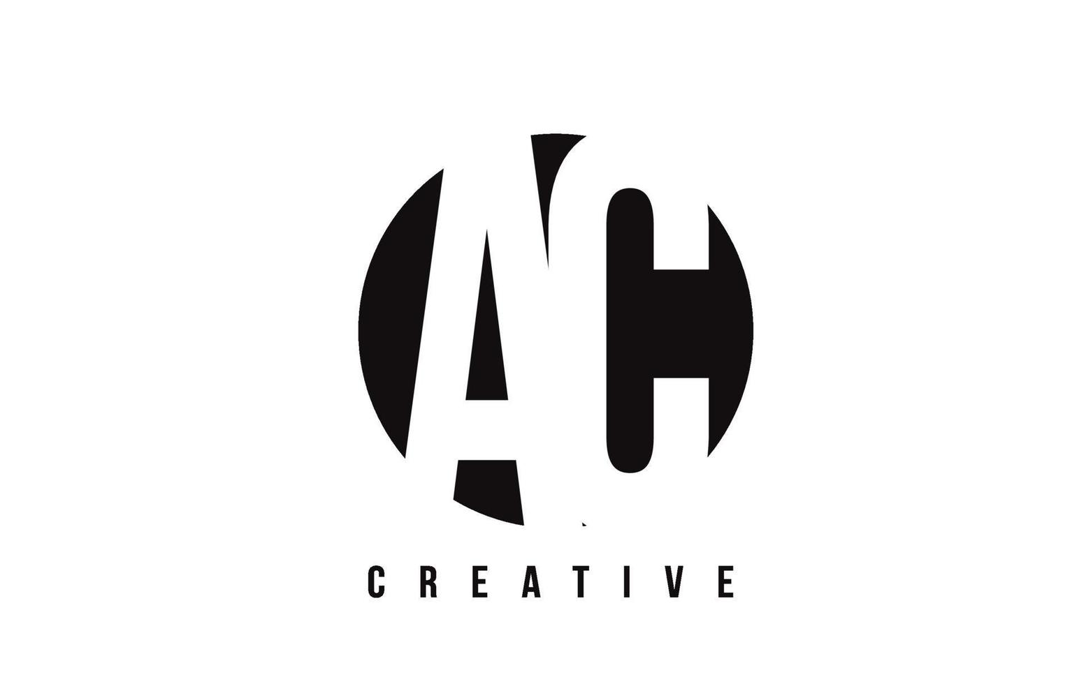 ac ac witte letter logo ontwerp met cirkel achtergrond. vector