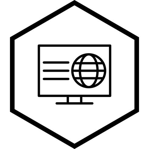 Webpagina Icon Design vector