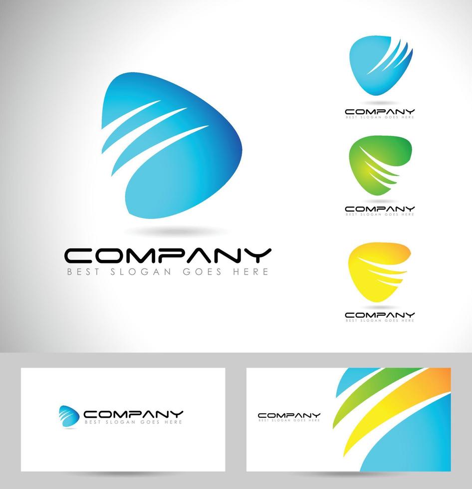 abstract logo ontwerp vector