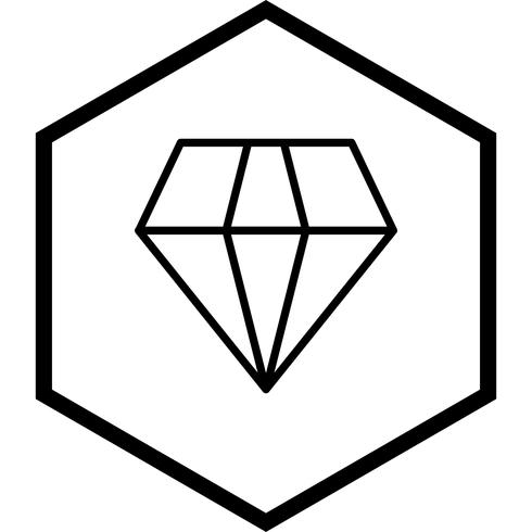 diamant pictogram ontwerp vector