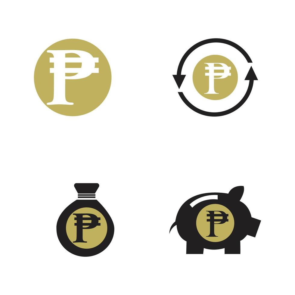 Filipijnen bankieren valutasymbool, peso vector icon