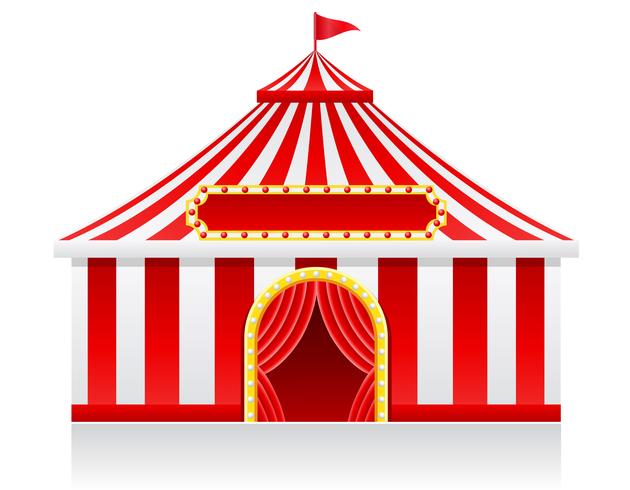 circus tent vectorillustratie vector