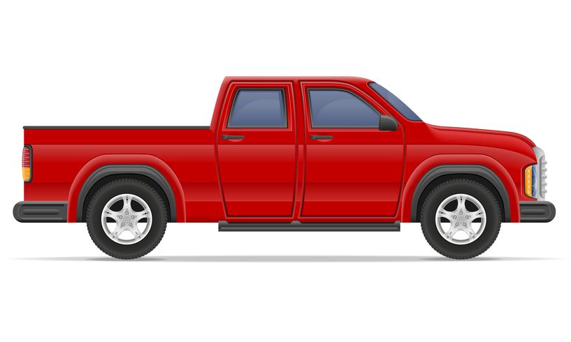 auto pick-up vectorillustratie vector