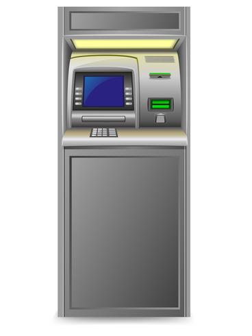 ATM-vectorillustratie vector