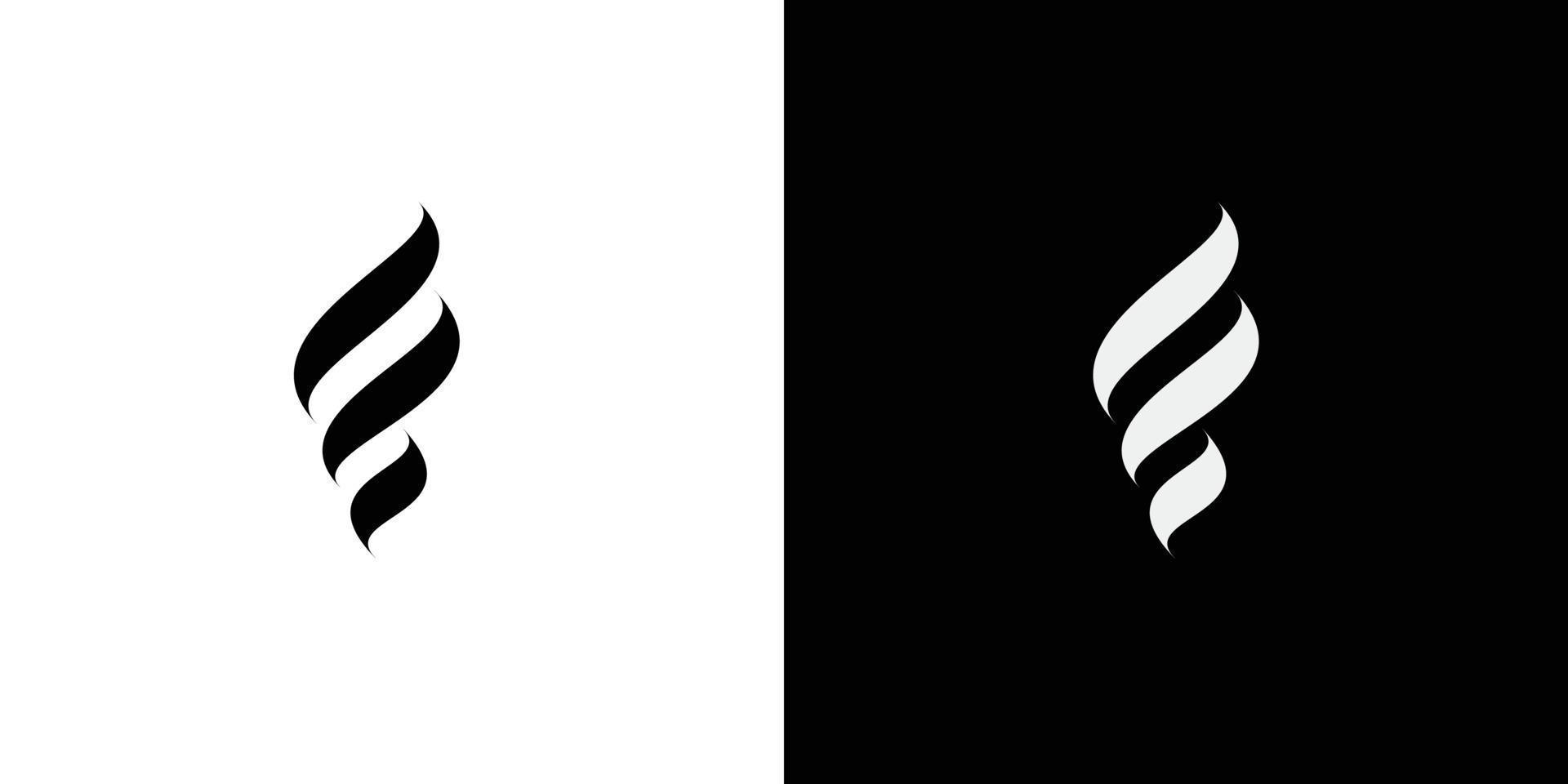 modern en elegant f-logo-ontwerp vector