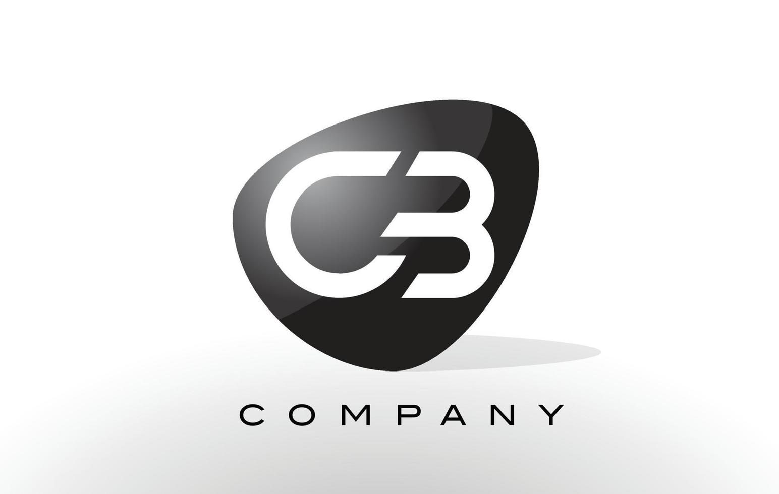 cb-logo. brief ontwerp vector. vector