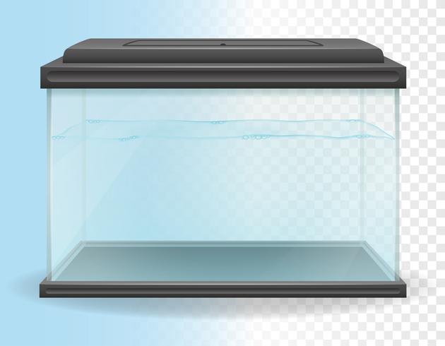 transparante aquarium vectorillustratie vector