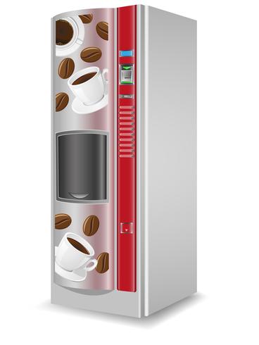 vending koffie is een machine vectorillustratie vector