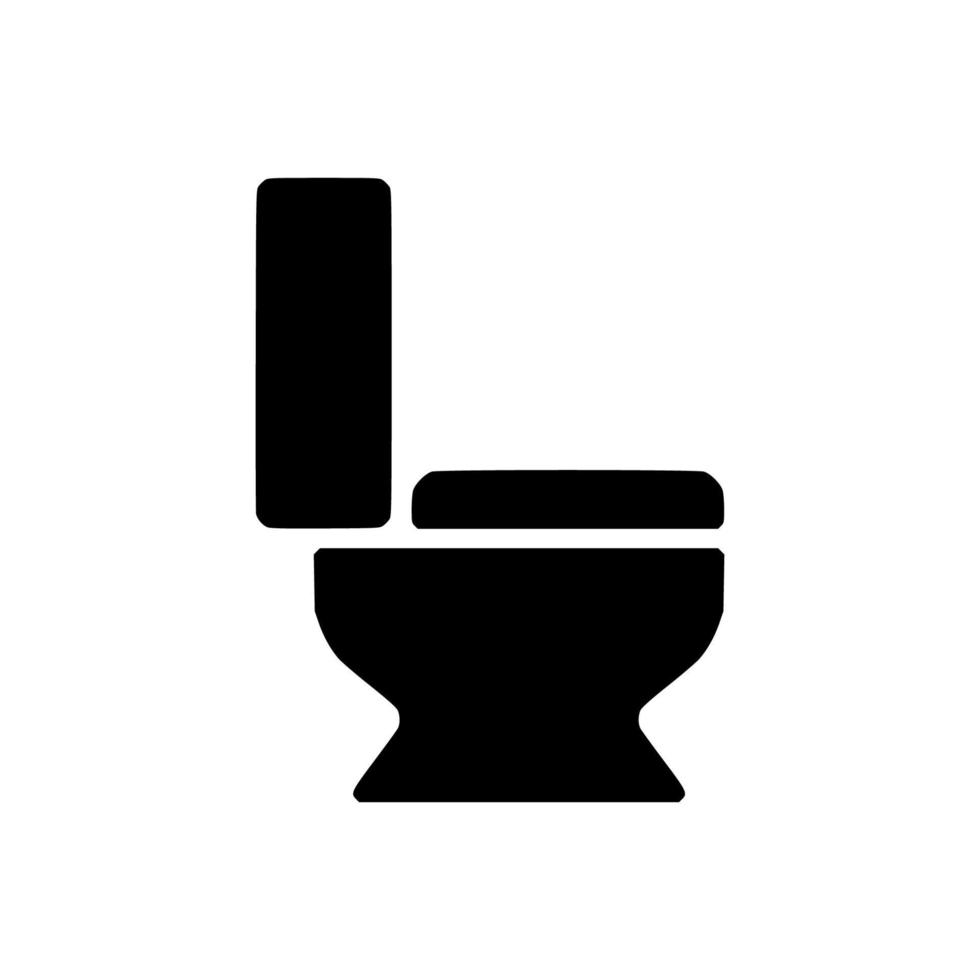 toilet vector pictogram eenvoudig ontwerp