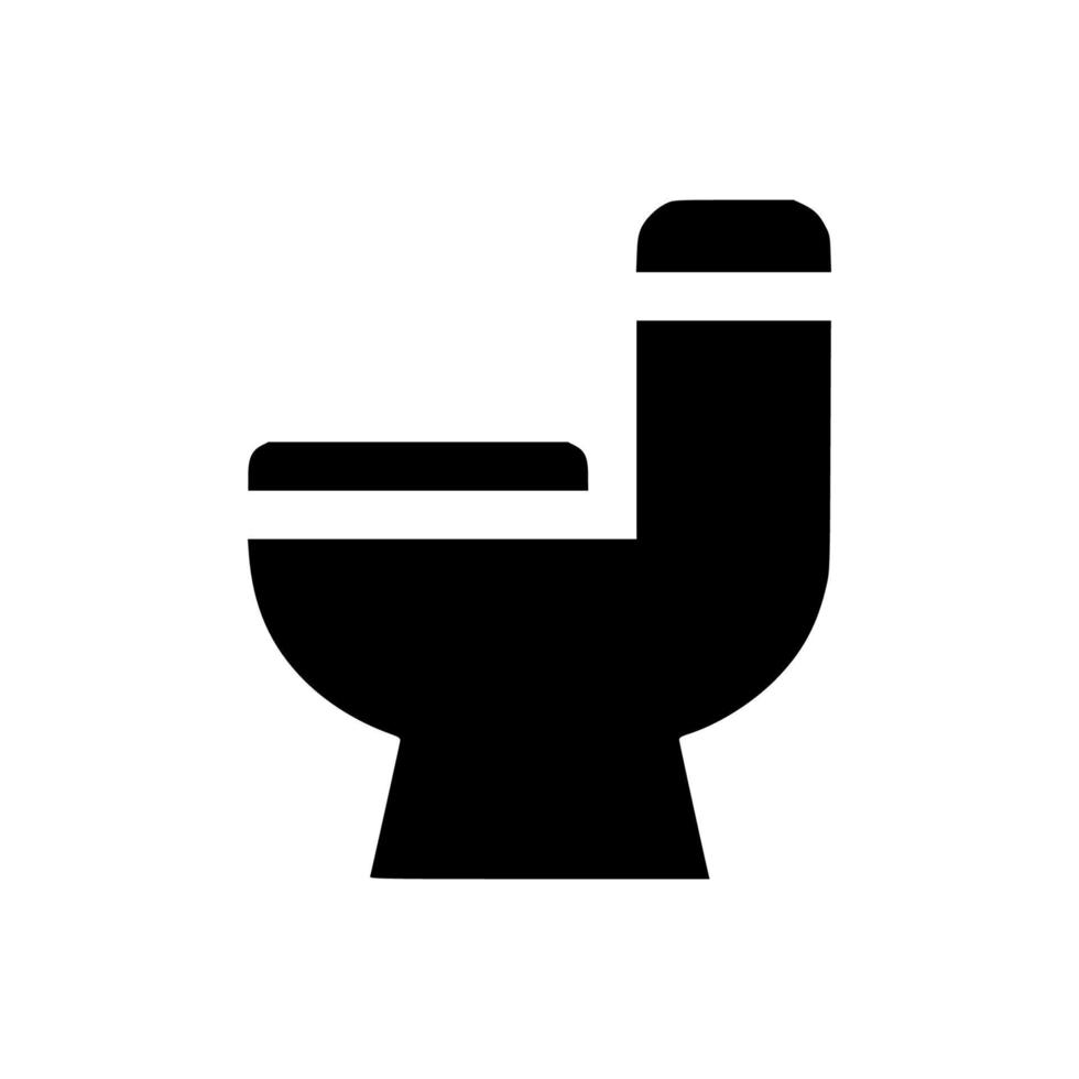 toilet vector pictogram eenvoudig ontwerp