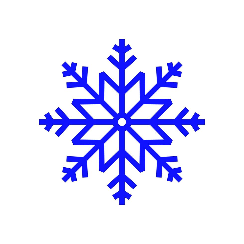 sneeuwvlok pictogram. sneeuw pictogram geïsoleerd op een witte achtergrond. symbool van de winter, bevroren, kerstmis, nieuwjaarsvakantie. vector
