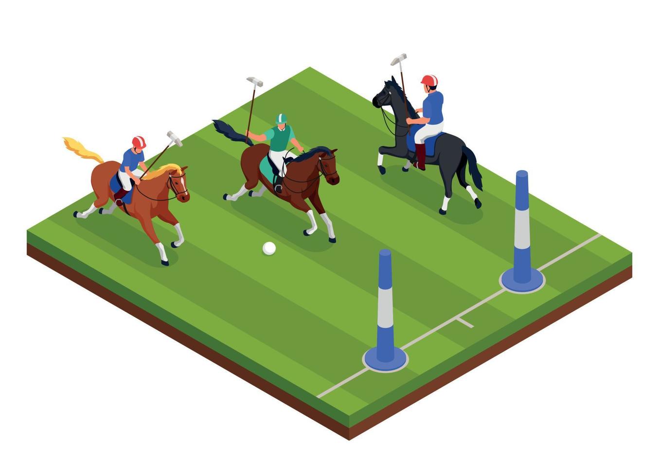 paardensport concept illustratie vector