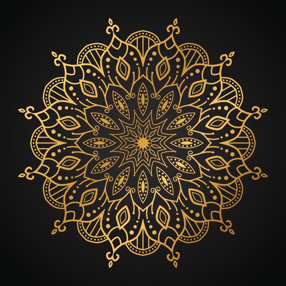 luxe mandala-ontwerp vector