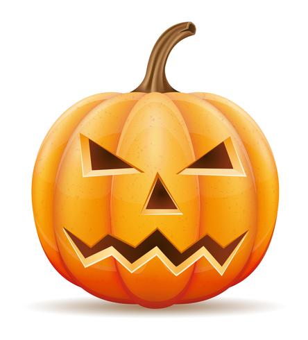 Halloween pompoen vectorillustratie vector