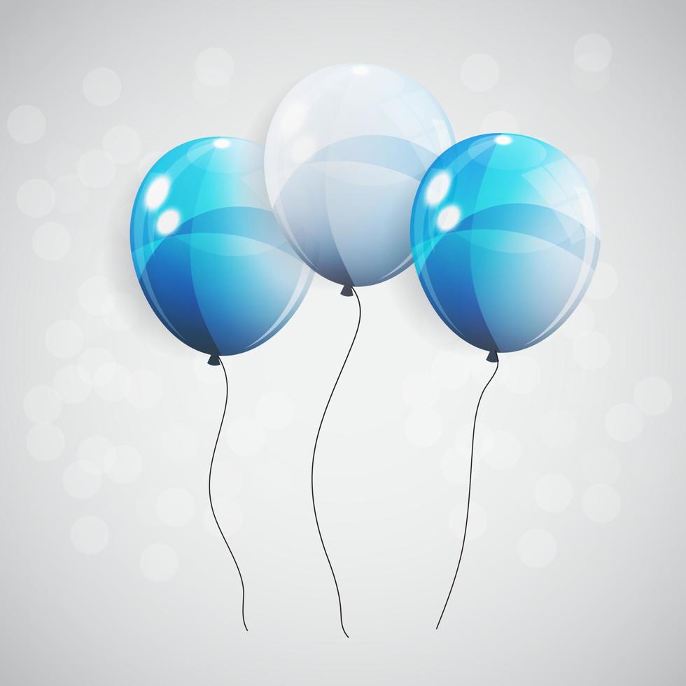 kleur glanzend ballonnen achtergrond vectorillustratie vector