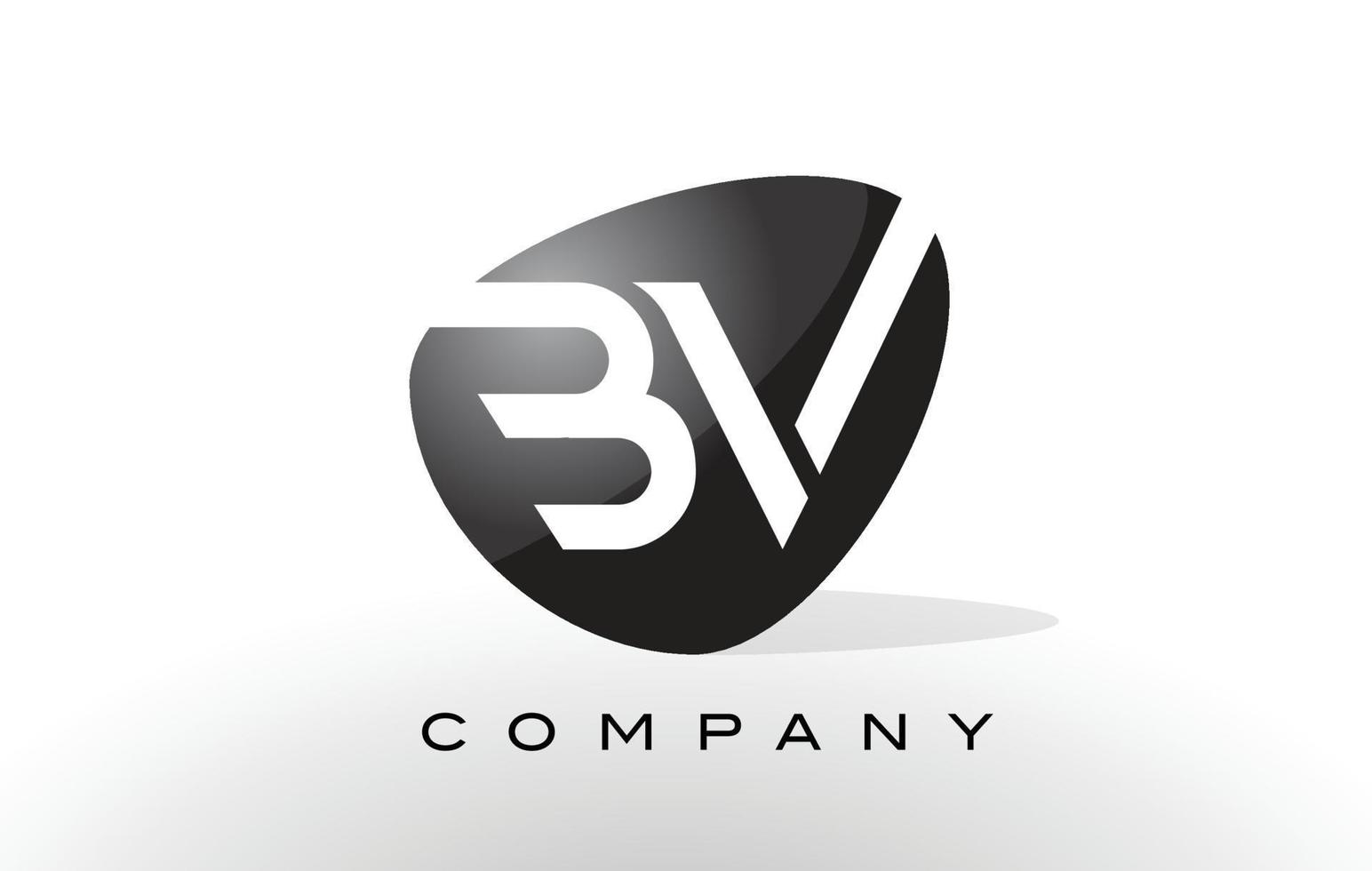 bv-logo. brief ontwerp vector. vector