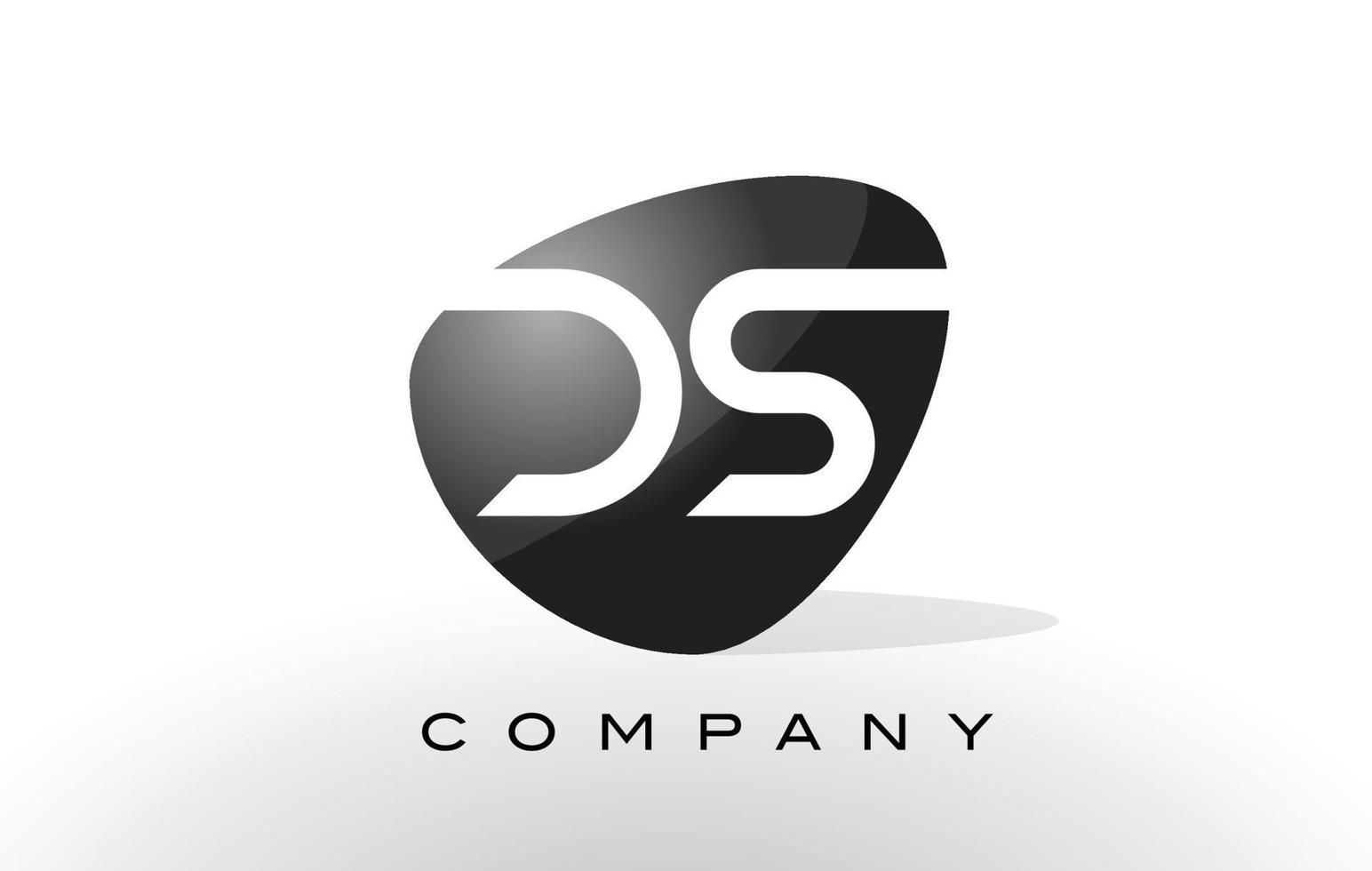 ds-logo. brief ontwerp vector. vector