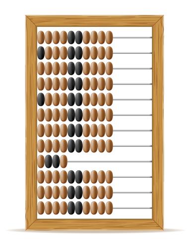 abacus oude retro vintage pictogram stock vector illustratie