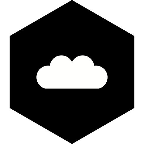 Cloud pictogram ontwerp vector