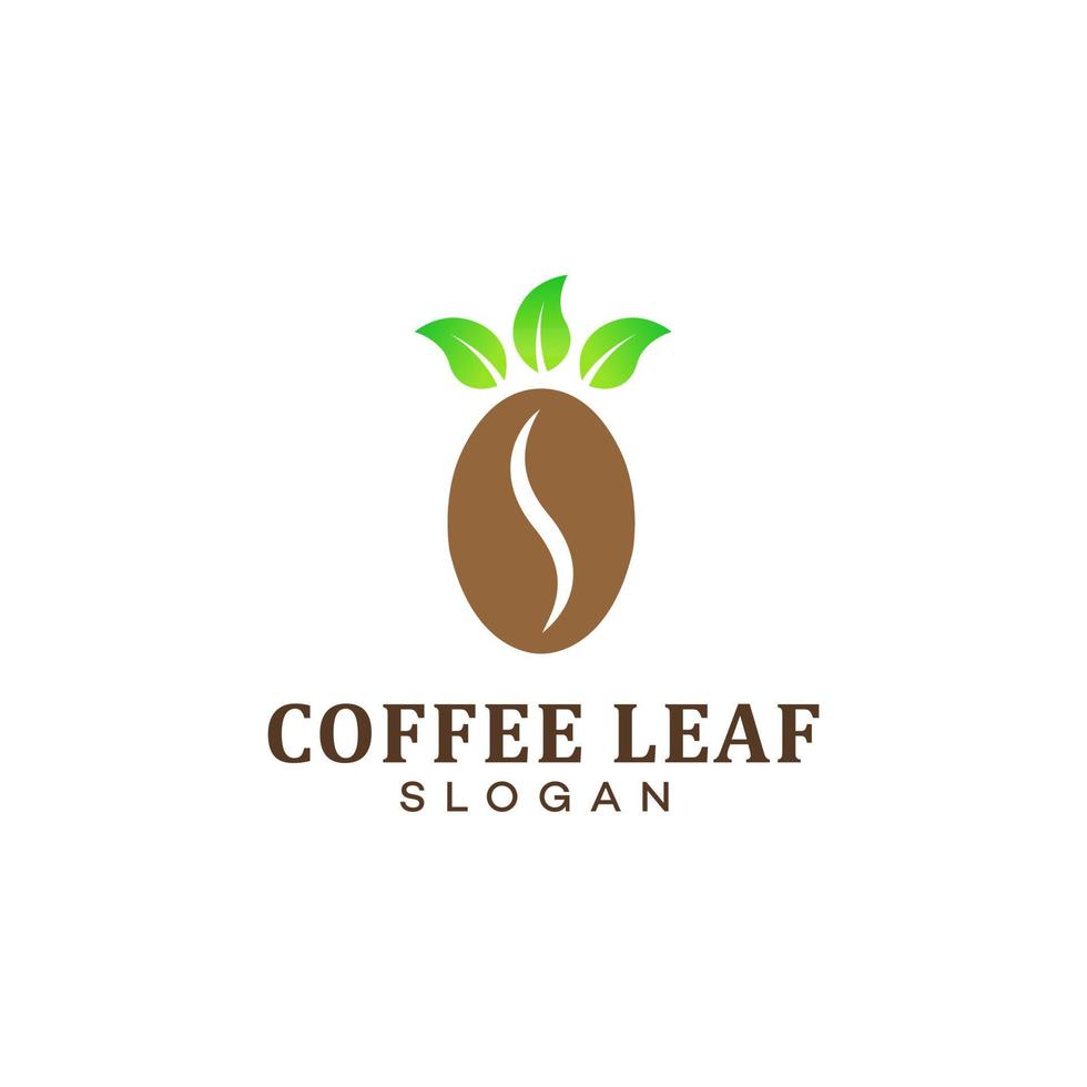 natuur koffie logo ontwerp sjabloon vector