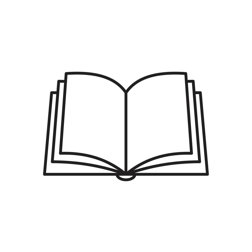 boek pictogram sjabloon zwarte kleur bewerkbaar. boek pictogram symbool platte vectorillustratie voor grafisch en webdesign. vector