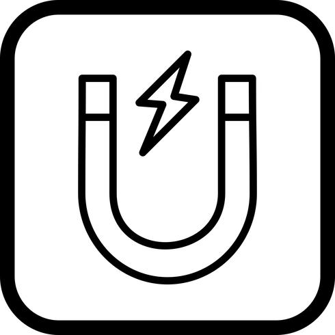 Magneet pictogram ontwerp vector