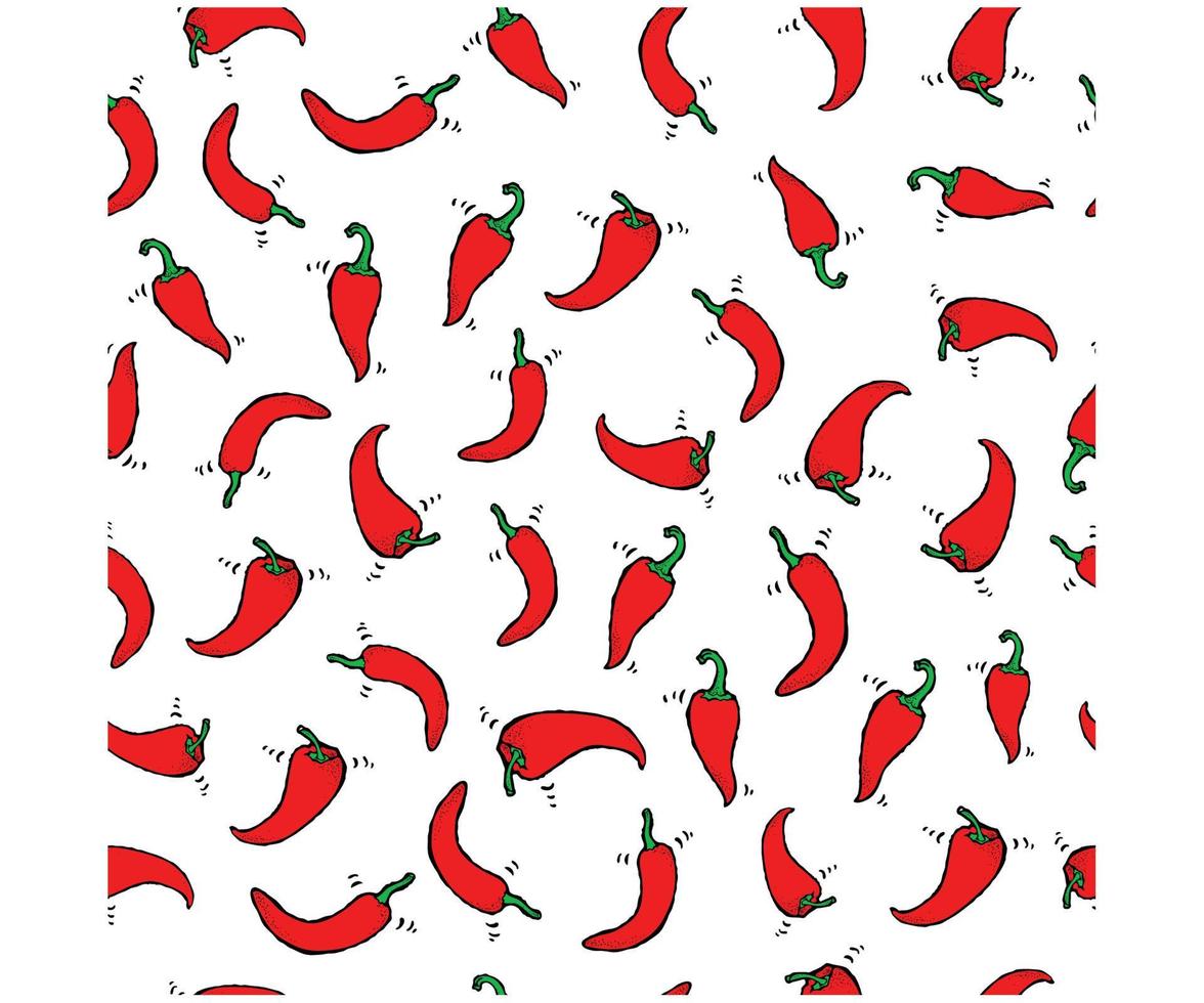 rode kleur peper, chili vector