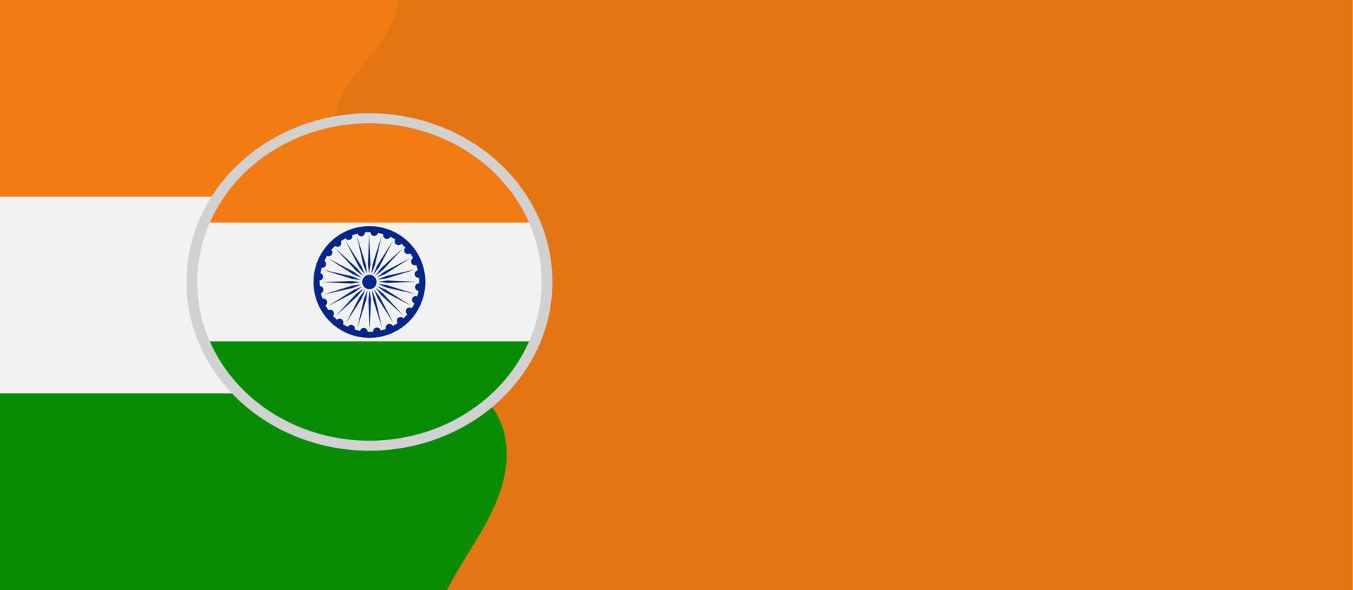 Republiek dag india achtergrond vectorillustratie, en kopieer ruimte. geschikt om op inhoud met dat thema te worden geplaatst. vector
