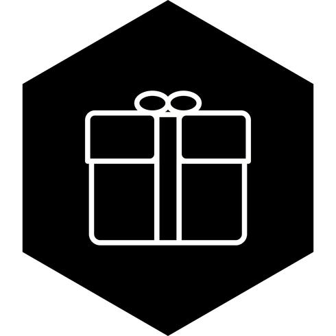 Gift pictogram ontwerp vector