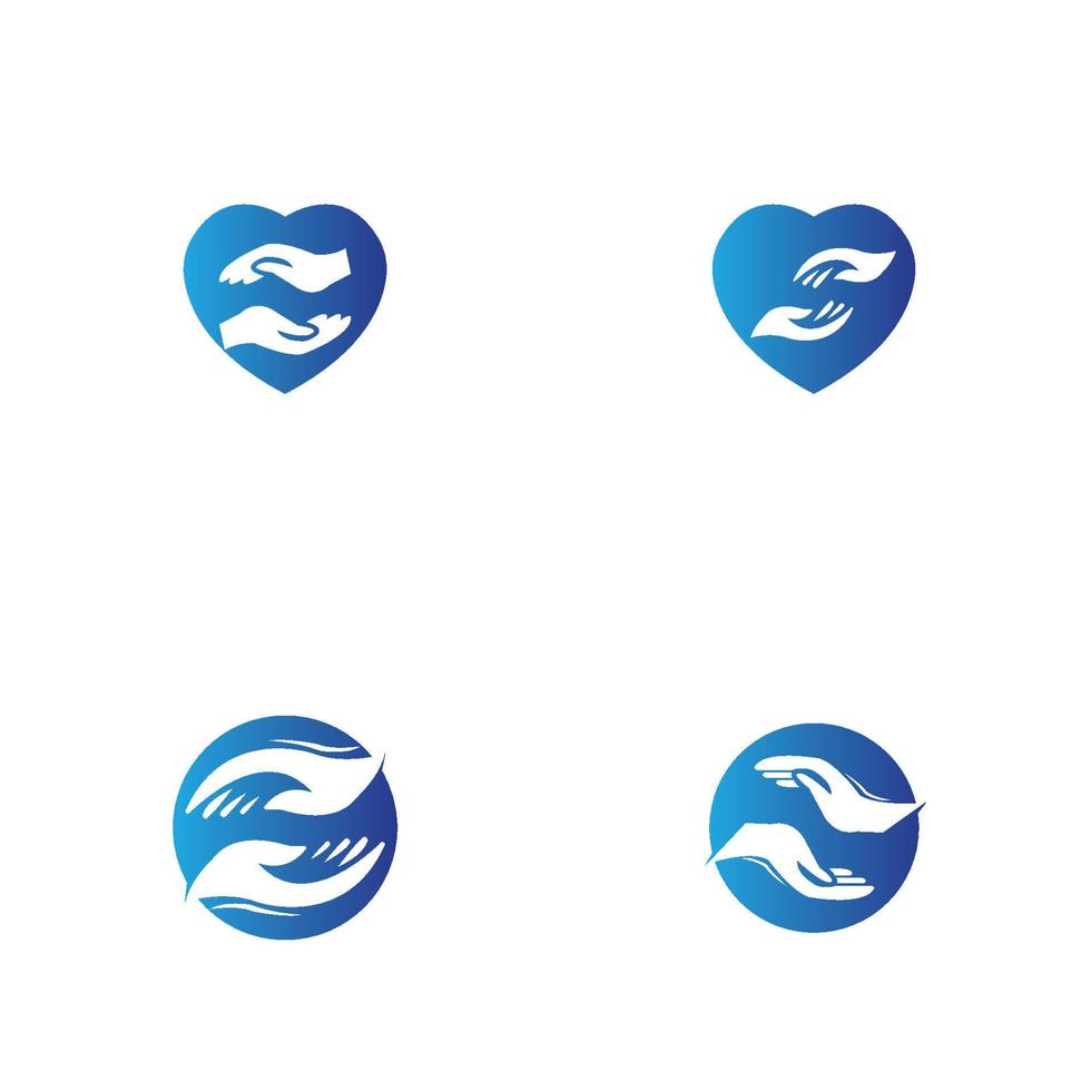 handverzorging logo sjabloon vector ontwerp