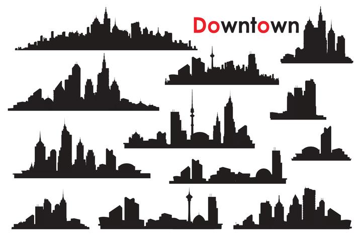 downtown vector