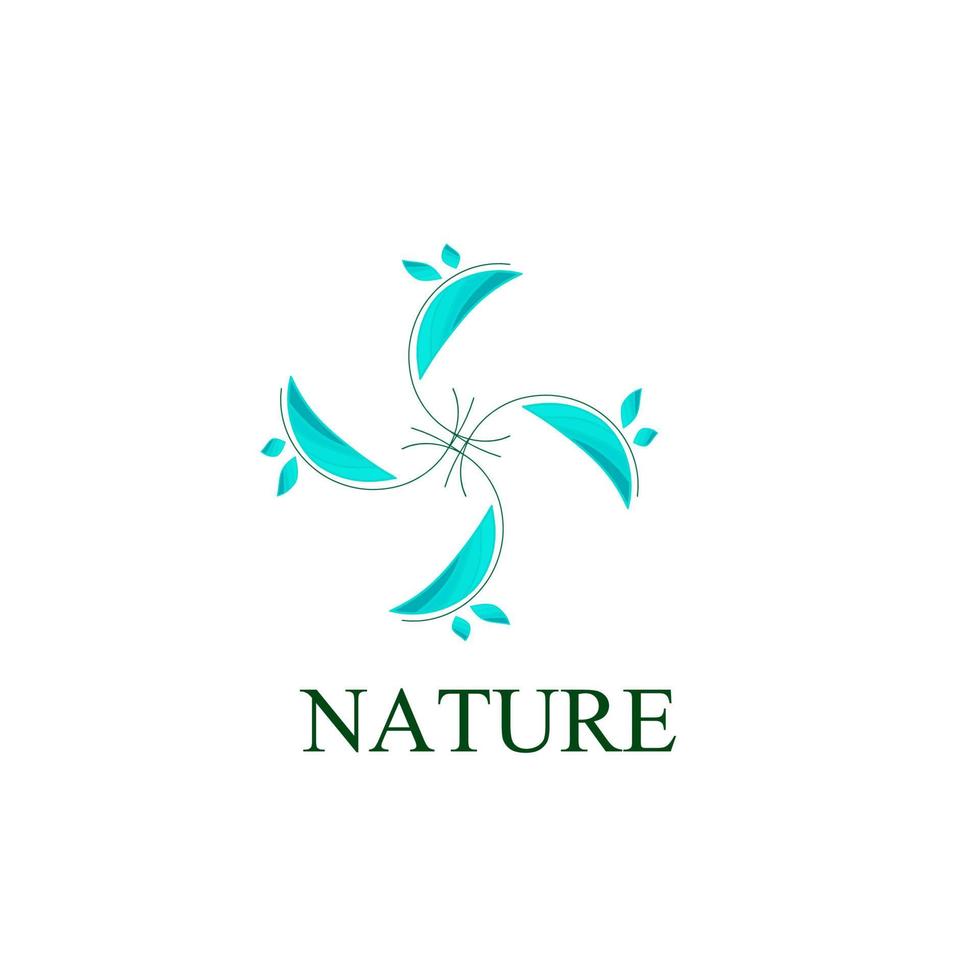 blad natuur logo en symbool voor teken milieu industrie vector