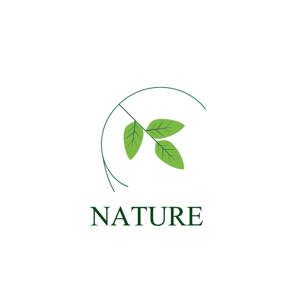 blad natuur logo en symbool voor teken milieu industrie vector