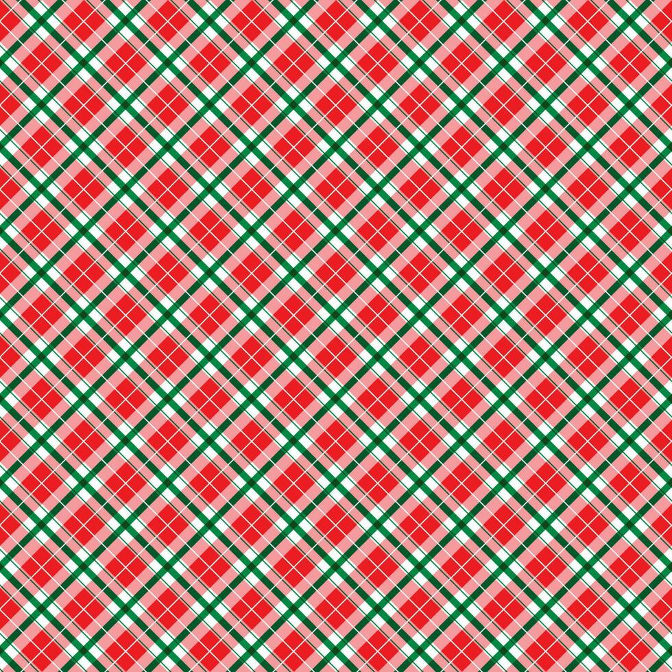 rood groen plaid vector