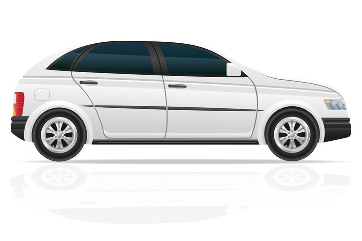auto hatchback vectorillustratie vector
