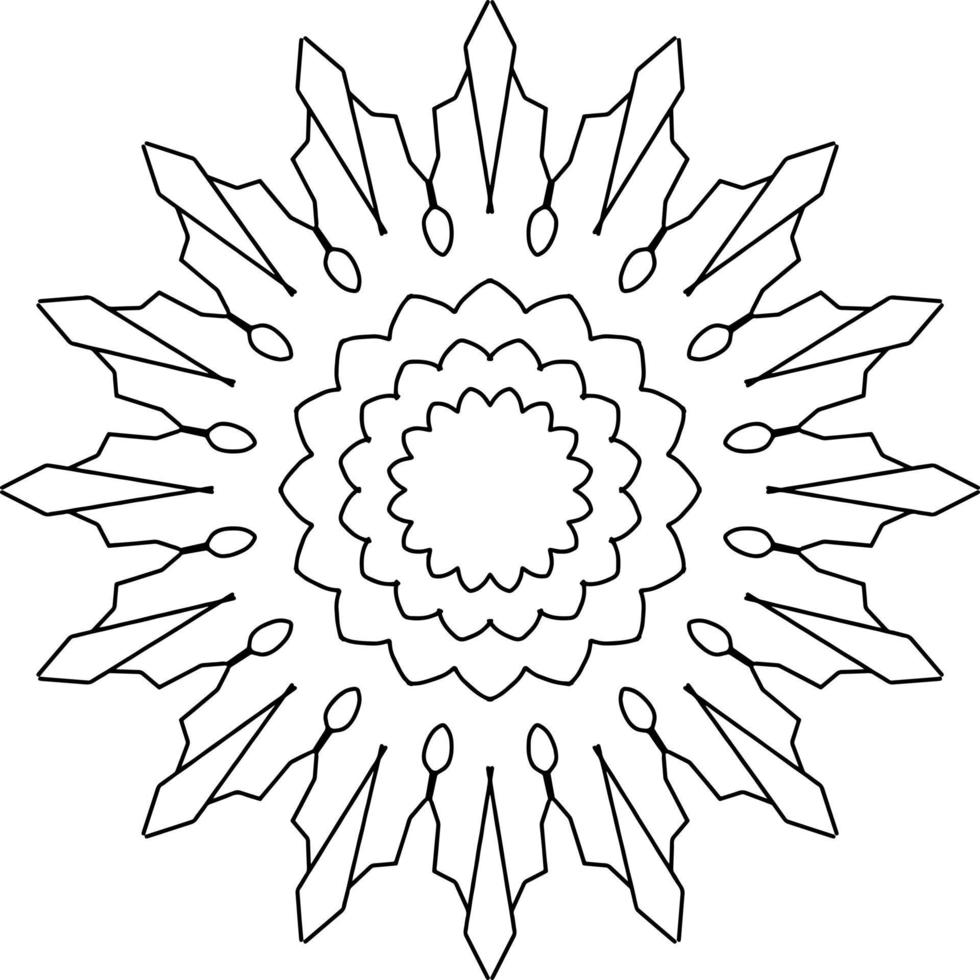 mandala-kunstontwerp, mehndi, tatoeage, koninklijke vintage, bruiloftsontwerp vector