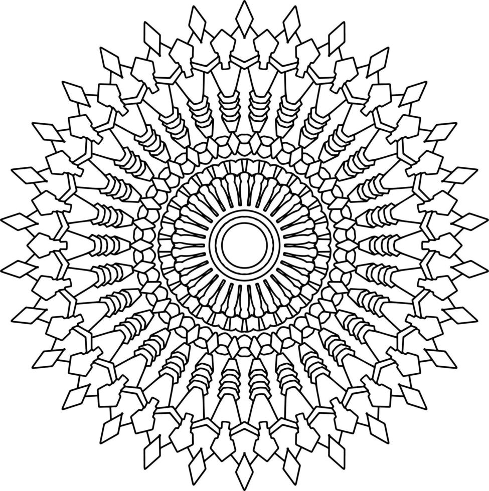 mandala-kunstontwerp, mehndi, tatoeage, koninklijke vintage, bruiloftsontwerp vector