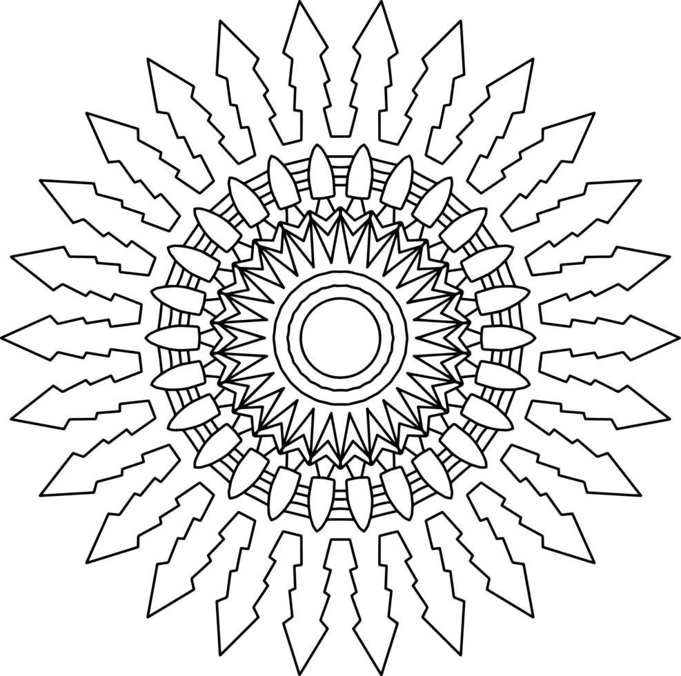 mandala-kunstontwerp, mehndi, tatoeage, koninklijke vintage, bruiloftsontwerp vector