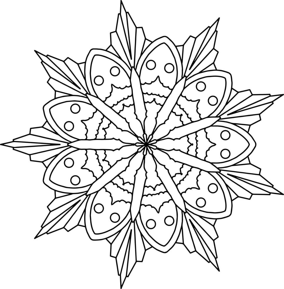 mandala-kunstontwerp, mehndi, tatoeage, koninklijke vintage, bruiloftsontwerp vector